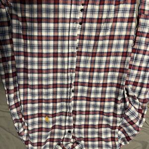 U.S. Polo Assn. Red and Blue Plaid Shirt